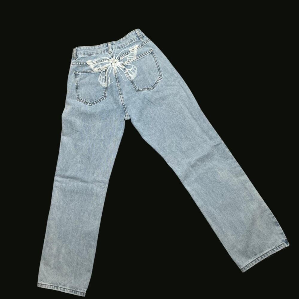 Light blue high waisted